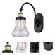 Franklin Restoration Bellmont LED 7 inch Black Antique Brass Sconce Wall Light