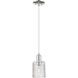 Arcadia Cobbleskill 1 Light 5 inch Polished Nickel Mini Pendant Ceiling Light
