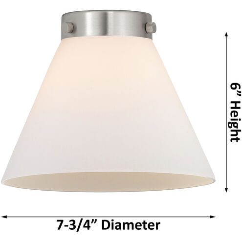 Caden LED 7.75 inch Satin Gold Sconce Wall Light in Clear Glass