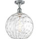 Edison Athens Water Glass 1 Light 12.00 inch Semi-Flush Mount