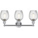 Salina 3 Light 23 inch Polished Chrome Bath Vanity Light Wall Light in Clear Glass