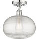 Ballston Ithaca 1 Light 10 inch Polished Chrome Semi-Flush Mount Ceiling Light