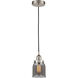 Edison Bell LED 5 inch Brushed Satin Nickel Mini Pendant Ceiling Light