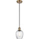 Ballston Salina 1 Light 5 inch Brushed Brass Mini Pendant Ceiling Light, Ballston