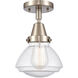 Franklin Restoration Olean 1 Light 6.75 inch Flush Mount
