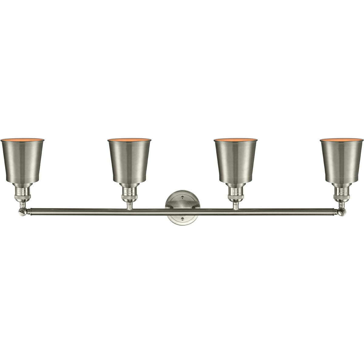 Franklin Restoration Addison LED 42 inch Brushed Satin Nickel Bath Vanity Light Wall Light, Franklin Restoration