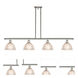 Ballston Arietta 4 Light 48 inch Polished Nickel Island Light Ceiling Light, Ballston