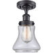 Bellmont 1 Light 6.5 inch Matte Black Semi-Flush Mount Ceiling Light
