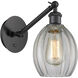 Ballston Eaton 1 Light 6 inch Matte Black Sconce Wall Light