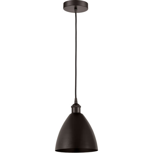 Edison Dome LED 8 inch Oil Rubbed Bronze Mini Pendant Ceiling Light