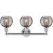 Edison Athens Deco Swirl 3 Light 24 inch Polished Chrome Bath Vanity Light Wall Light