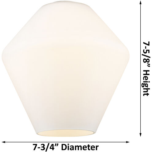 Edison Cindyrella 1 Light 8 inch Antique Brass Mini Pendant Ceiling Light