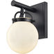 Latreille 1 Light 5.5 inch Matte Black Sconce Wall Light