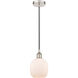 Edison Belfast 1 Light 6 inch Polished Nickel Mini Pendant Ceiling Light