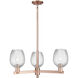 Arcadia Salina 3 Light 27.5 inch Antique Copper Chandelier Ceiling Light