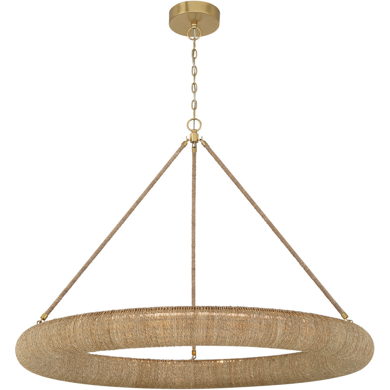 Oakley 1 Light 48 inch Soft Gold Chandelier Ceiling Light