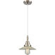 Downtown Urban Halophane 1 Light 8.50 inch Mini Pendant