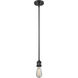 Franklin Restoration Bullet 1 Light 7 inch Matte Black Mini Pendant Ceiling Light in Incandescent, Matte White
