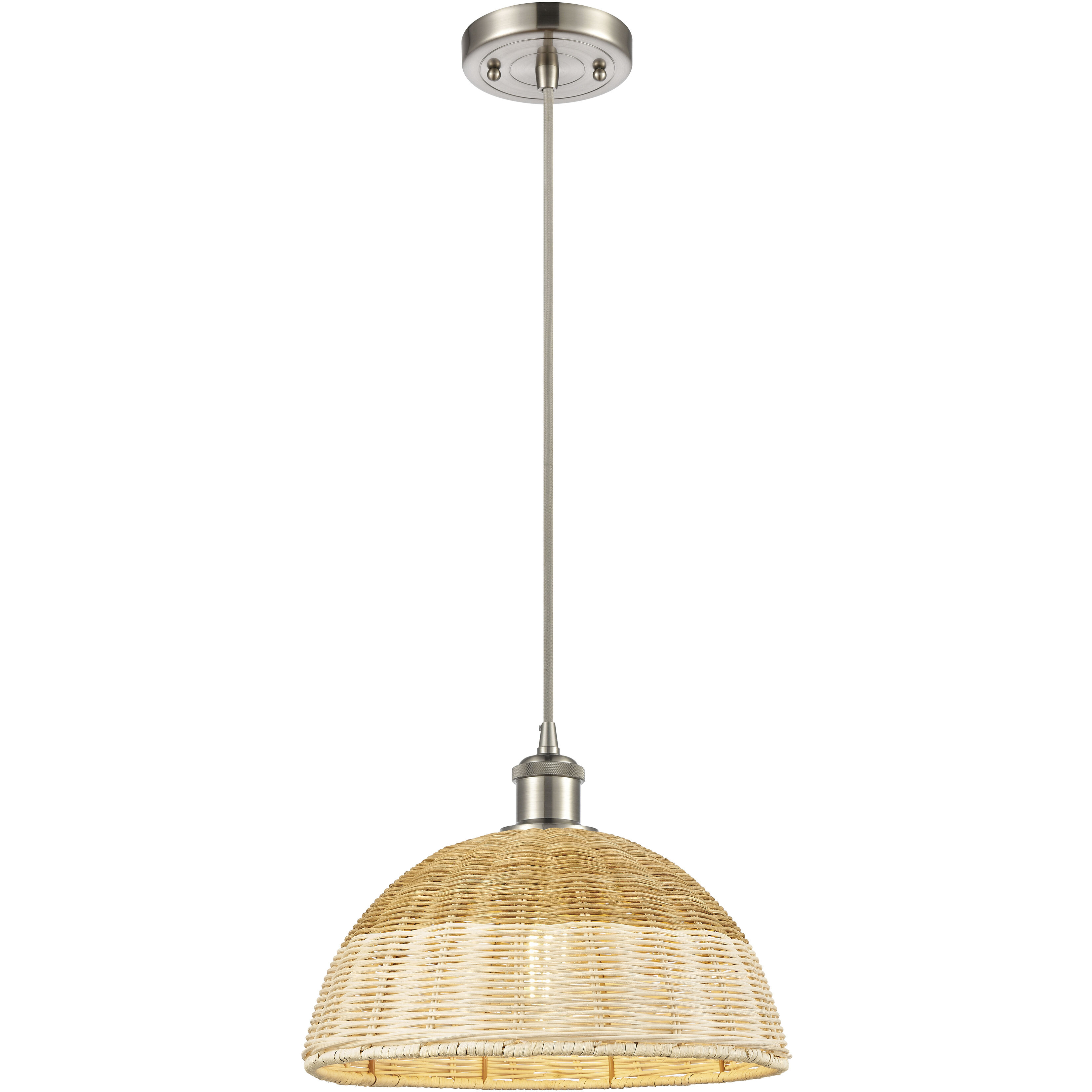 Ballston Bristol Natural II 1 Light 11.75 inch Mini Pendant