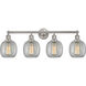 Edison Belfast 4 Light 33.00 inch Bathroom Vanity Light