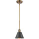 Ballston Smithfield 1 Light 7 inch Brushed Brass Mini Pendant Ceiling Light