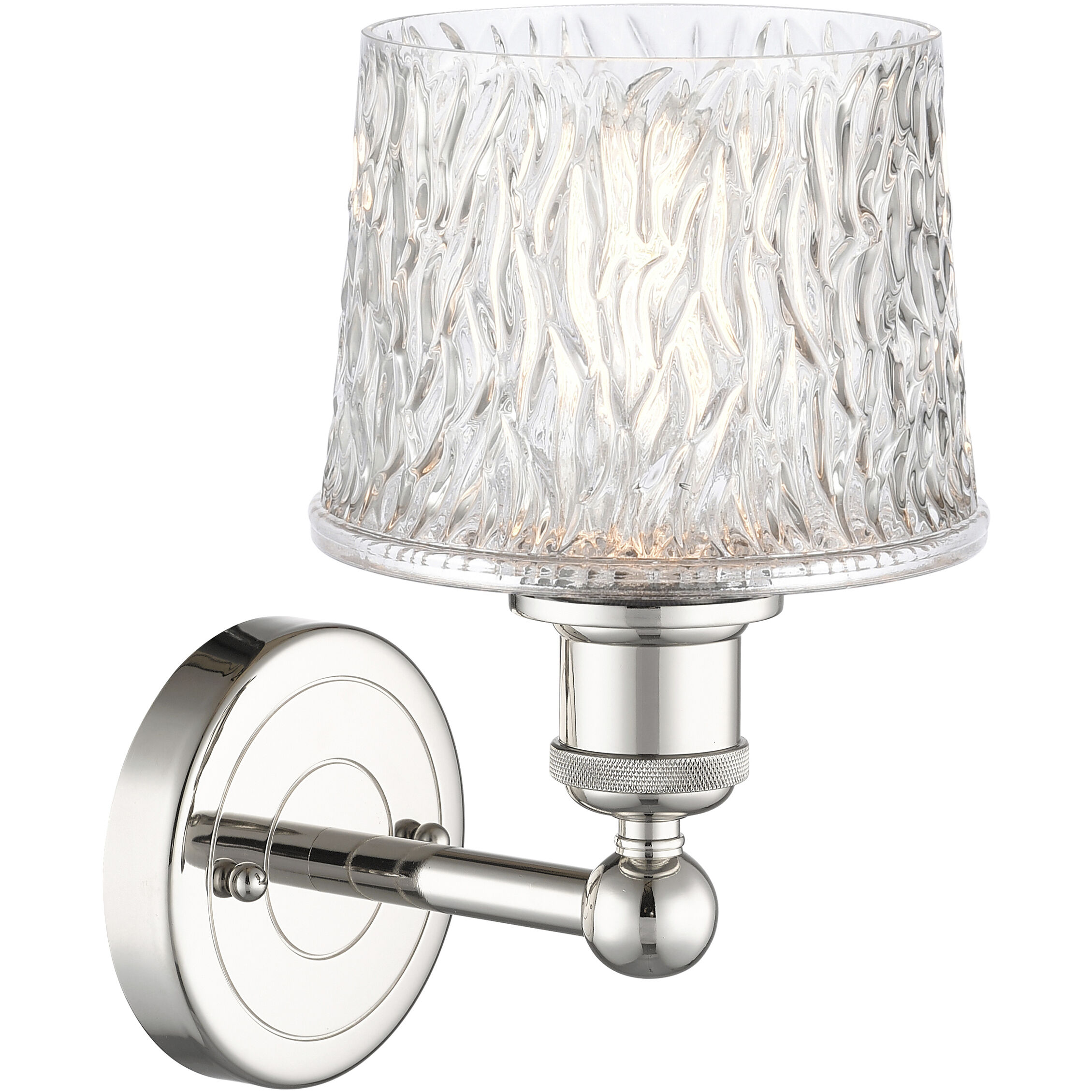 Niagra Sconce Wall Light in Polished Nickel