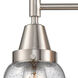 Caden 3 Light 23 inch Satin Nickel Bath Vanity Light Wall Light in Seedy Glass