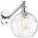 Ballston Athens Water Glass 1 Light 8 inch Polished Chrome Sconce Wall Light