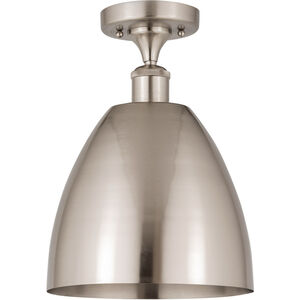Ballston Dome LED 9 inch Brushed Satin Nickel Semi-Flush Mount Ceiling Light