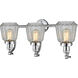 Franklin Restoration Chatham LED 28 inch Polished Chrome Bath Vanity Light Wall Light in Clear Glass, Franklin Restoration