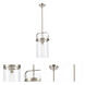 Restoration Pilaster LED 9.38 inch Brushed Satin Nickel Mini Pendant Ceiling Light, Restoration