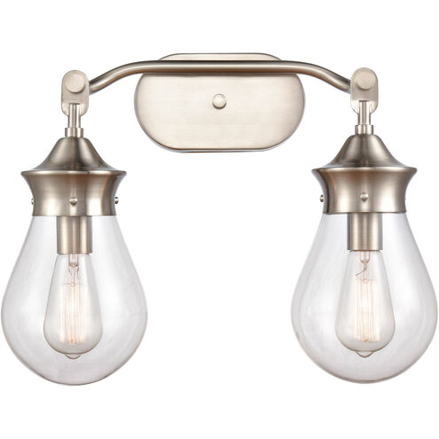 Genesis LED 18.25 inch Satin Nickel Bath Vanity Light Wall Light