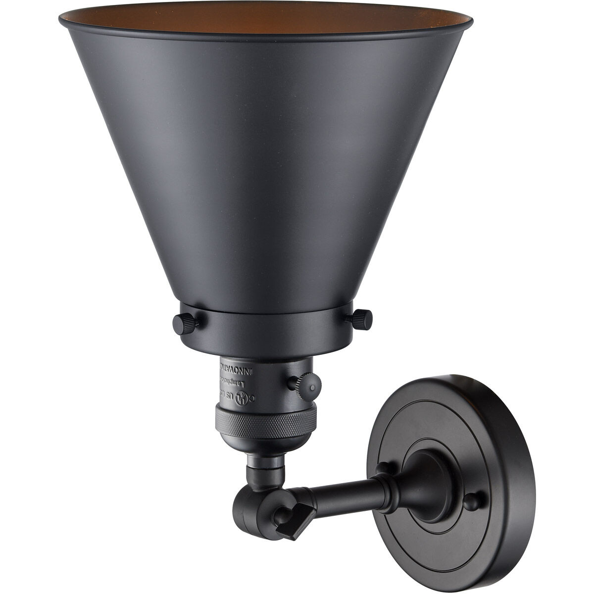 Franklin Restoration Appalachian LED 8 inch Matte Black Sconce Wall Light, Franklin Restoration