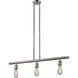 Franklin Restoration Bare Bulb 3 Light 38.25 inch Island Light