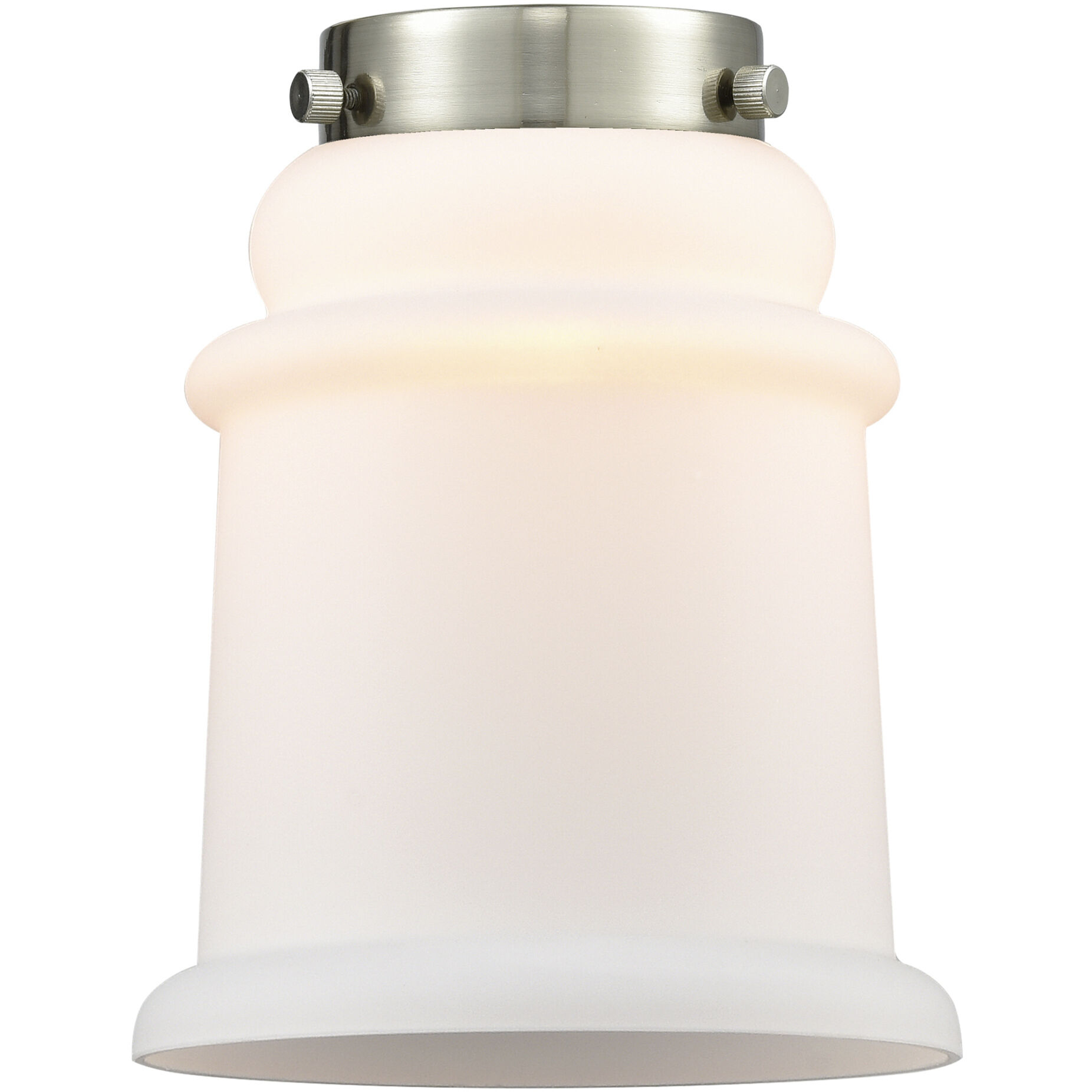 Franklin Restoration Canton LED 6.5 inch Antique Brass Mini Pendant Ceiling Light in Matte White, Franklin Restoration