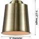 Franklin Restoration Addison LED 5 inch Oil Rubbed Bronze Sconce Wall Light, Franklin Restoration