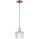 Arcadia Niagara 1 Light 6.5 inch Antique Copper Mini Pendant Ceiling Light