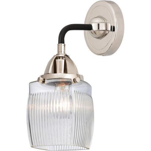 Nouveau 2 Colton 1 Light 6 inch Black Polished Nickel Sconce Wall Light