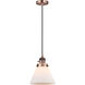 Franklin Restoration Cone 1 Light 8 inch Antique Copper Mini Pendant Ceiling Light