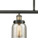 Ballston Bell 4 Light 48 inch Black Antique Brass Island Light Ceiling Light