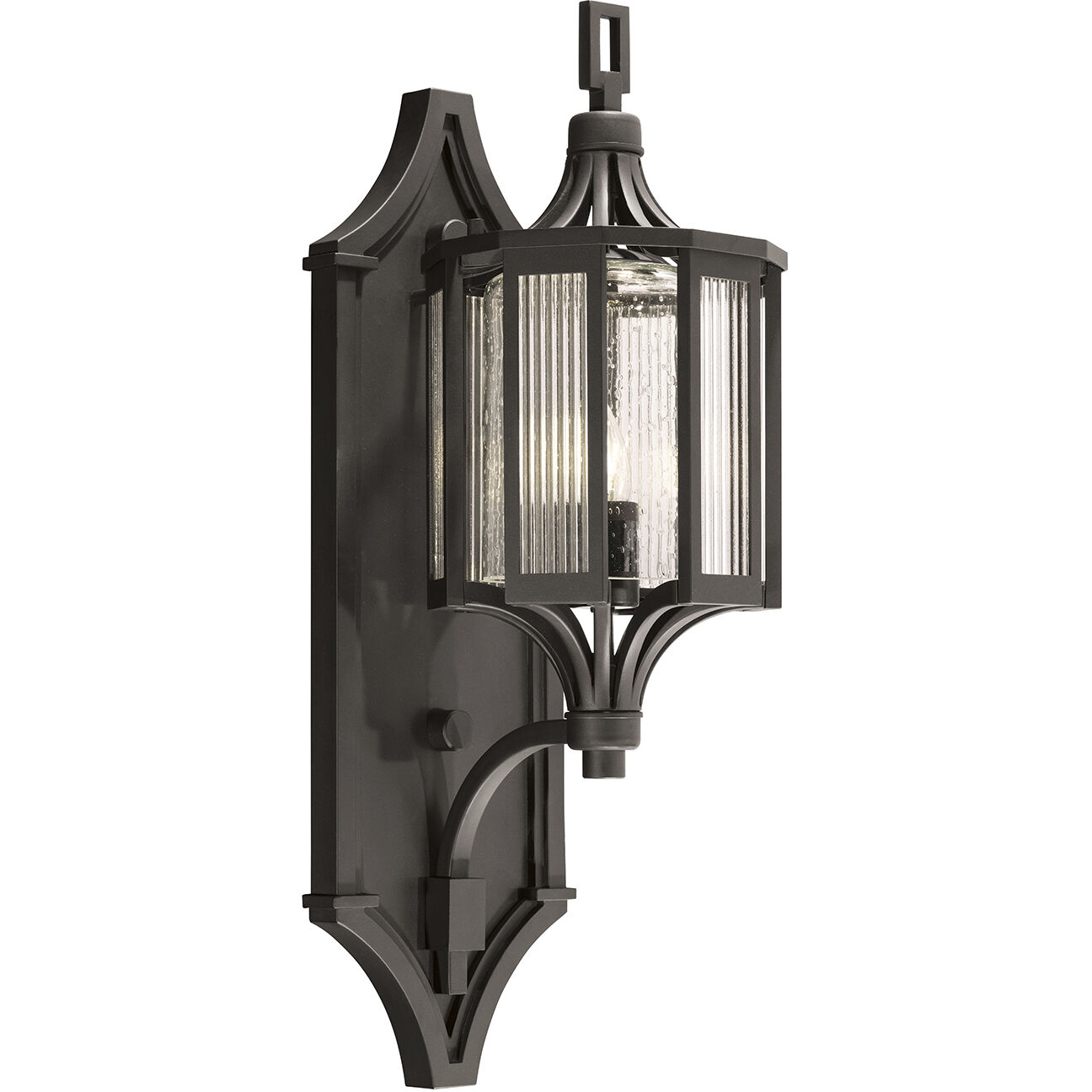 Bristol 1 Light 21.9 inch Black Outdoor Wall Mount