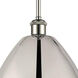 Ballston Dome 1 Light 12 inch Polished Nickel Pendant Ceiling Light