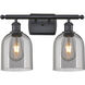 Ballston Bella 2 Light 15.5 inch Matte Black Bath Vanity Light Wall Light