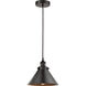 Franklin Restoration Briarcliff LED 10 inch Oil Rubbed Bronze Mini Pendant Ceiling Light