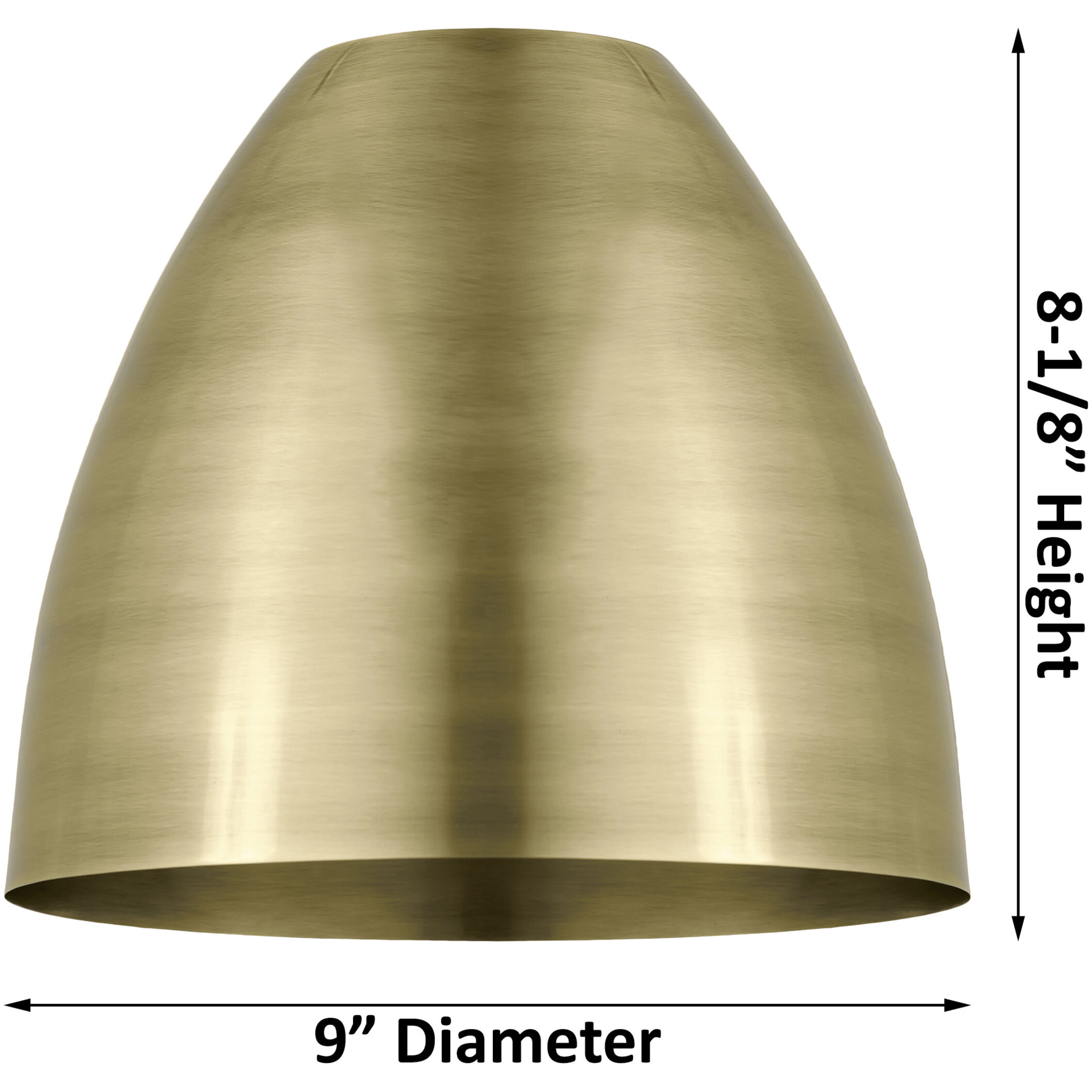 Ballston Dome 1 Light 9 inch Antique Copper Mini Pendant Ceiling Light