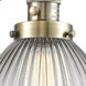 Seneca Falls 18 inch 60.00 watt Antique Brass Swing Arm Wall Light, Franklin Restoration