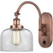 Franklin Restoration Bell 1 Light 8 inch Antique Copper Sconce Wall Light