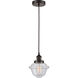 Edison Oxford 1 Light 8 inch Oil Rubbed Bronze Mini Pendant Ceiling Light