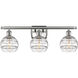 Ballston Rochester 3 Light 25.88 inch Brushed Satin Nickel Bath Vanity Light Wall Light