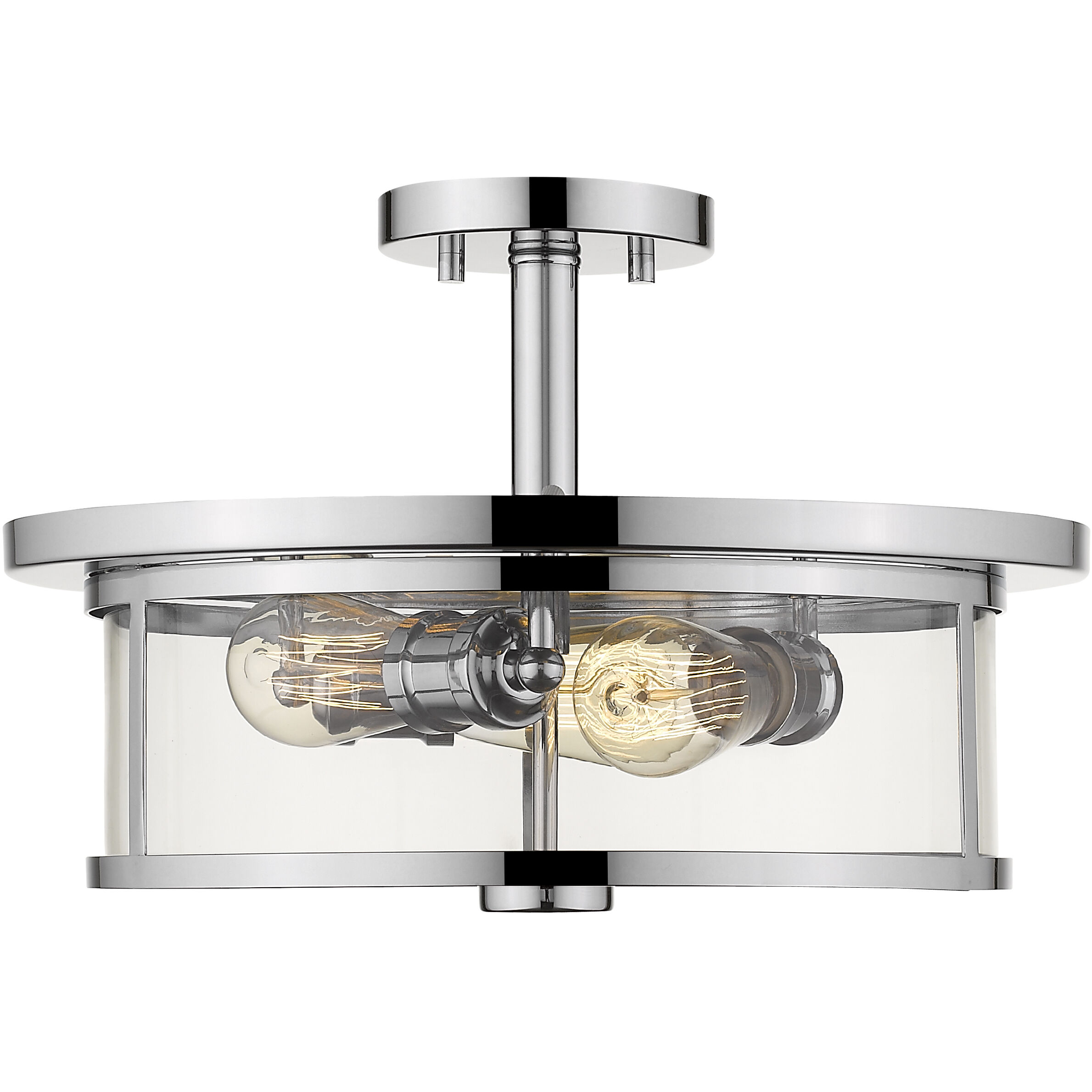 Savannah 3 Light 15.75 inch Semi-Flush Mount